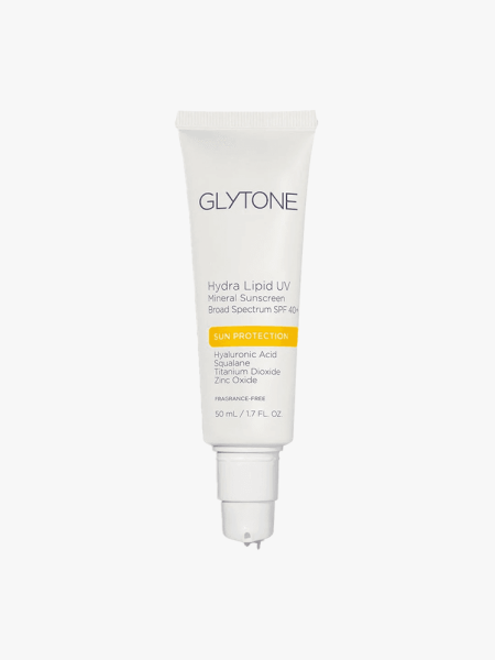 Image may contain: Bottle, Lotion, Cosmetics, and Sunscreen